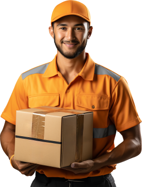 Professional moving worker